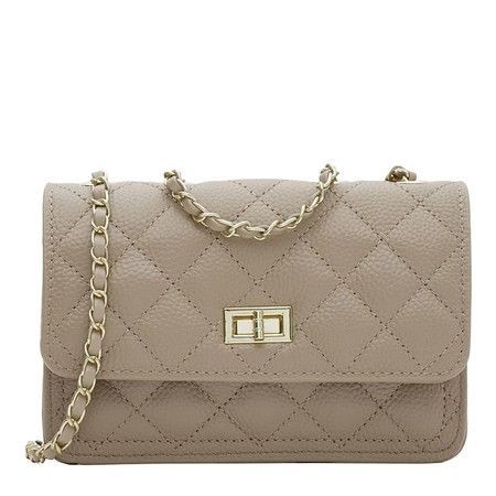 Жіноча шкіряна сумка Borsa Leather K11512be-beige купити недорого в Ти Купи
