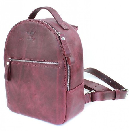 Женский рюкзак из натуральной кожи Groove S бордовый винтажный TW-GROOVE-S-MARS-CRZ купить недорого в Ты Купи