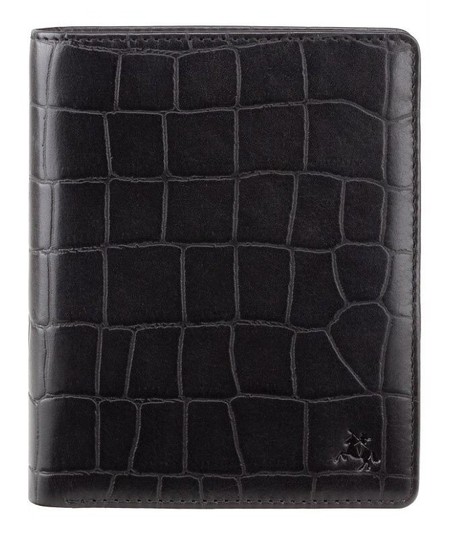 Кожаный мужской кошелек с RFID защитой Visconti cr93 blk купить недорого в Ты Купи
