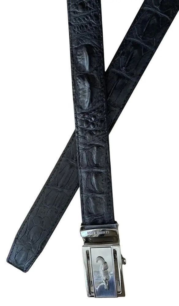 Ремень из кожи крокодила Ekzotic Leather CRB 07_1 купить недорого в Ты Купи
