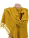 Женский шарф вязка A3268 yellow купить недорого в Ты Купи