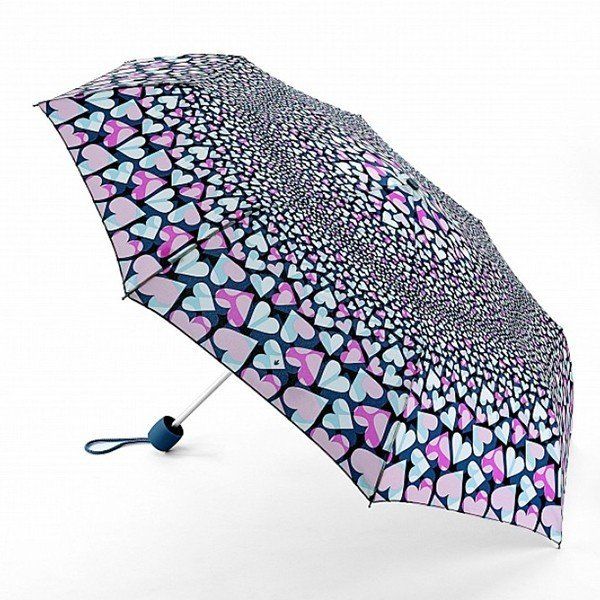 Женский механический зонт Fulton Minilite-2 L354 - Heart Kaleidoscope купить недорого в Ты Купи
