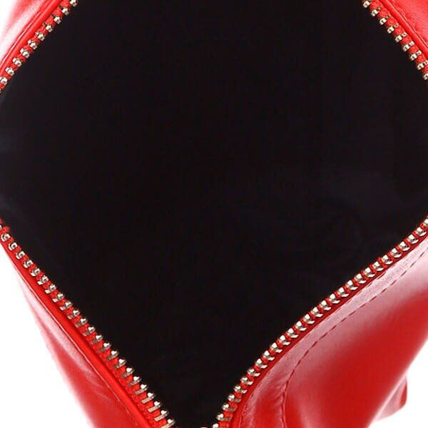 Женская кожаная красная косметичка Valenta ВК20453 купить недорого в Ты Купи