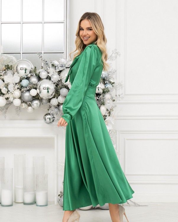 Сукня ISSA PLUS 14401 L зелений купити недорого в Ти Купи