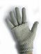 В'язані сірі жіночі рукавички-мітенки Shust Gloves