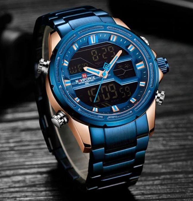 Мужские часы NAVIFORCE BLUERAY NF9138 (7216) купить недорого в Ты Купи