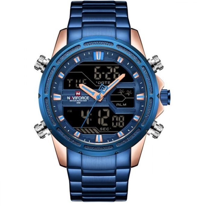 Чоловічий годинник NAVIFORCE BLUERAY NF9138 (7216) купити недорого в Ти Купи