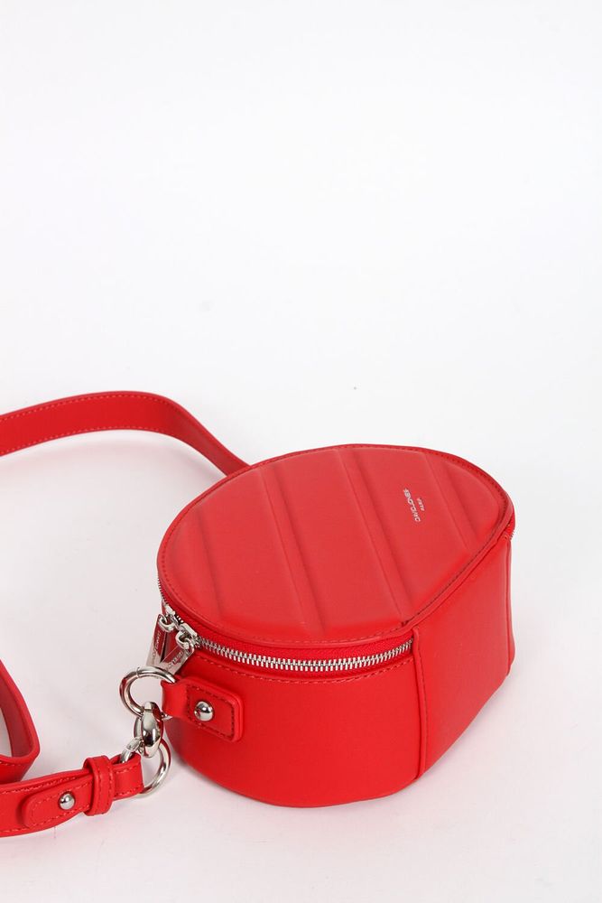 Женская красная сумка из экокожи David Jones Айлин 6272-1 купить недорого в Ты Купи