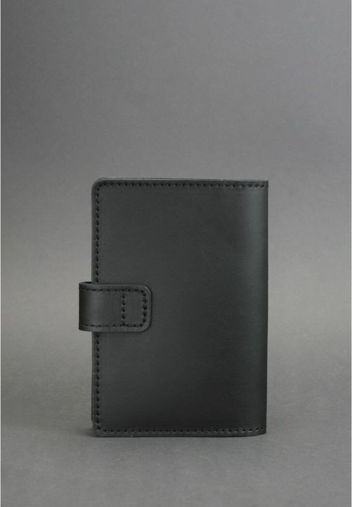 Шкіряна обкладинка для паспорта BlankNote 3.0 чорна BN-OP-3-G купити недорого в Ти Купи