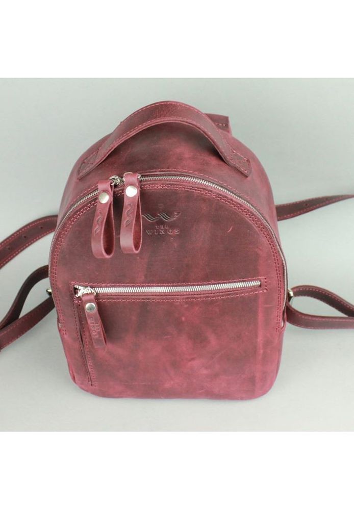 Женский рюкзак из натуральной кожи Groove S бордовый винтажный TW-GROOVE-S-MARS-CRZ купить недорого в Ты Купи