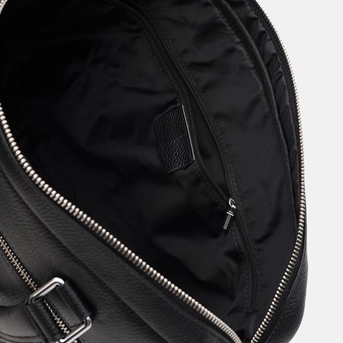 Мужская кожаная сумка Borsa Leather K16613-1-black купить недорого в Ты Купи