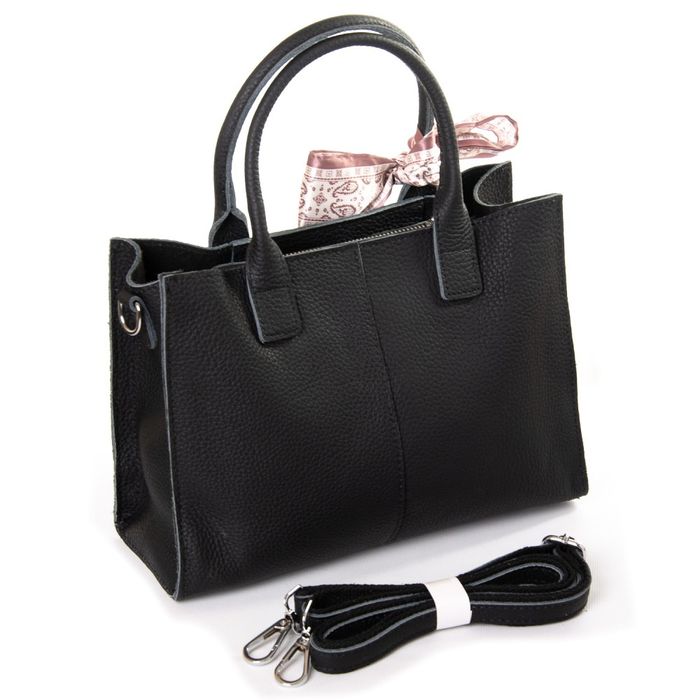Жіноча шкіряна сумка ALEX RAI 1556 black купити недорого в Ти Купи