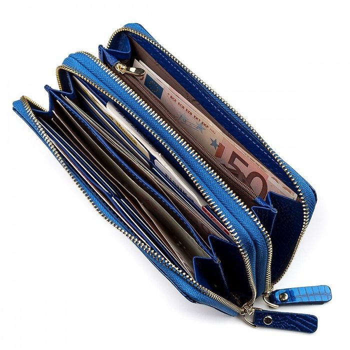 Жіночий шкіряний гаманець ST Leather 18448 (S5001A) Чорний купити недорого в Ти Купи