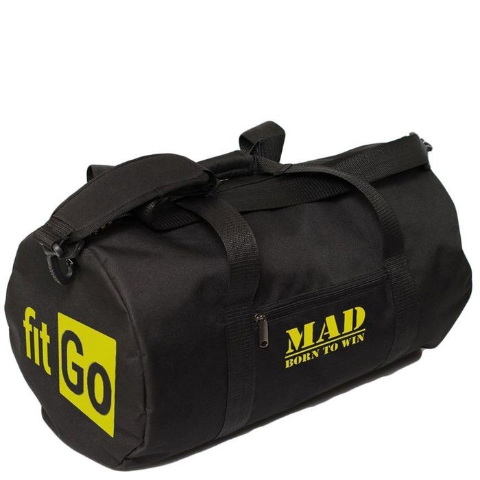 Спортивная сумка-тубус с красной подкладкой MAD FitGo SFG8001 28 л купить недорого в Ты Купи