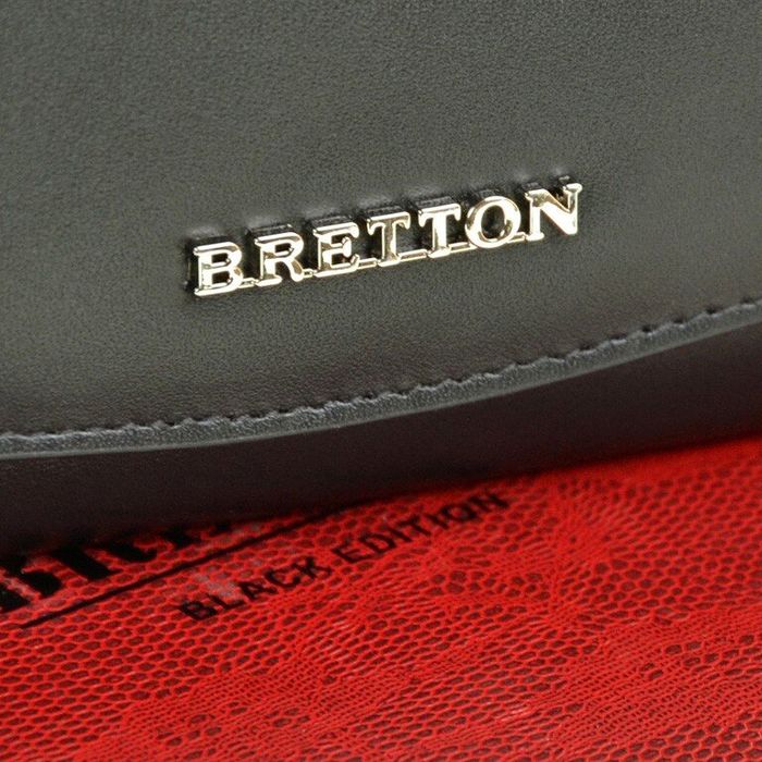 Кожаный кошелек Color Bretton W5458 black купить недорого в Ты Купи