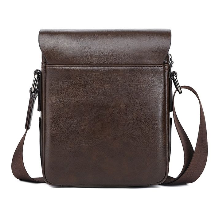 Мужская сумка POLO VICUNA (1003-BR) коричневая купить недорого в Ты Купи