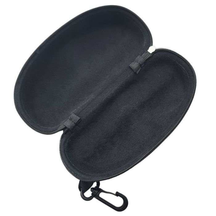 Твердий чорний футляр для окулярів Cintura Case Solid з карабіном купити недорого в Ти Купи