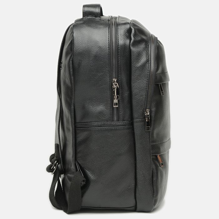 Чоловік шкіряний рюкзак Keizer K1883-black купити недорого в Ти Купи
