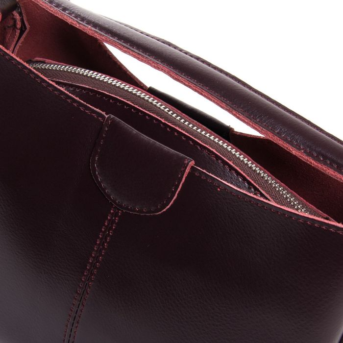 Жіноча шкіряна сумка ALEX RAI 05-01 burgundi купити недорого в Ти Купи
