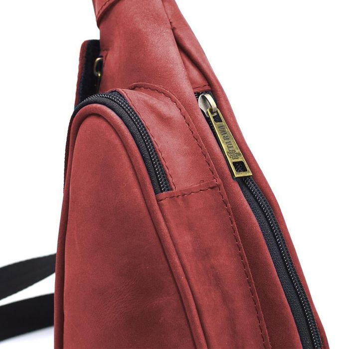 Мужская кожаная сумка-слинг TARWA RR-3026-3md купить недорого в Ты Купи