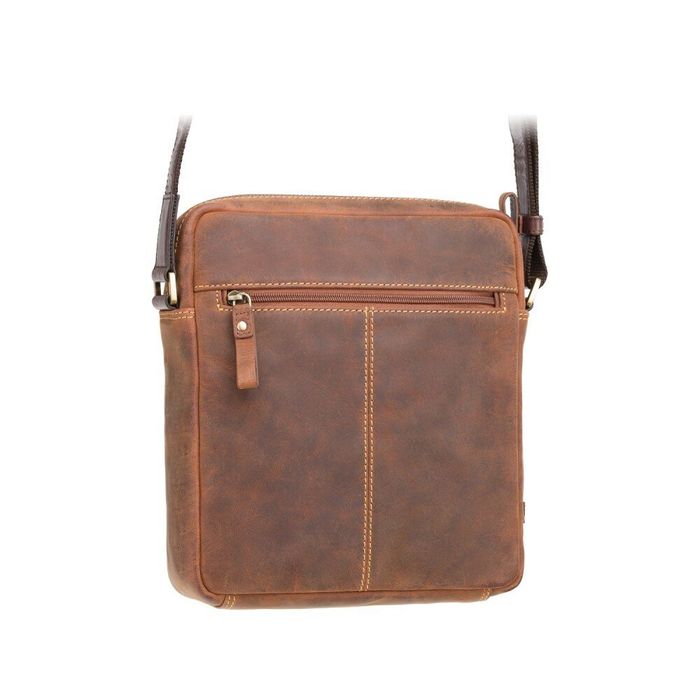 Мужская кожаная коричневая сумка Visconti TC70 Vesper A5 (Havana Tan) купить недорого в Ты Купи