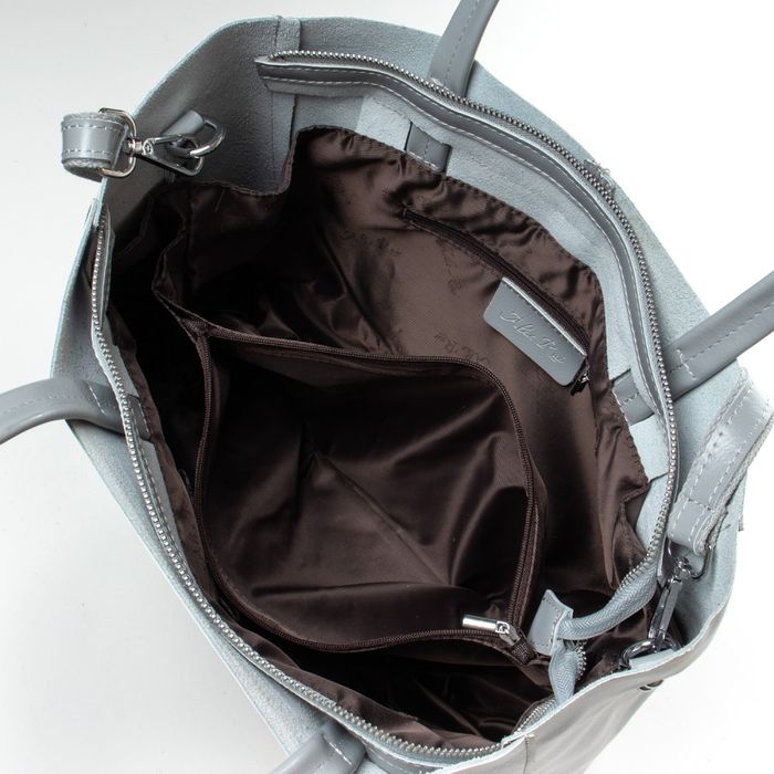 Жіноча шкіряна сумка ALEX RAI 07-01 8630 l-grey купити недорого в Ти Купи