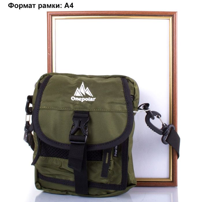 Чоловіча спортивна сумка VONEPOLAR W3088-green купити недорого в Ти Купи