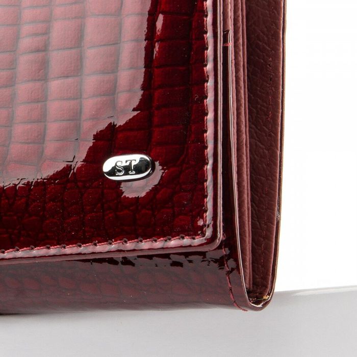 Жіночий гаманець зі шкіри LR SERGIO TORRETTI W1-V dark-red купити недорого в Ти Купи