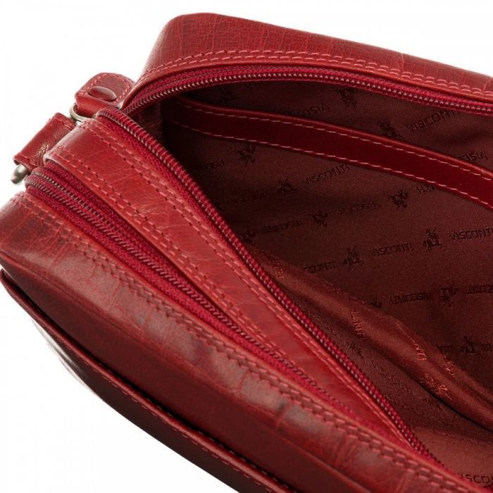 Жіноча шкіряна сумка Visconti S40 Brooklyn (Red) купити недорого в Ти Купи