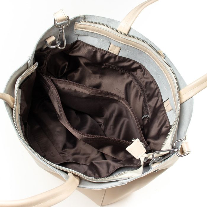 Женская кожаная сумка классическая ALEX RAI 07-01 8630 L-beige купить недорого в Ты Купи