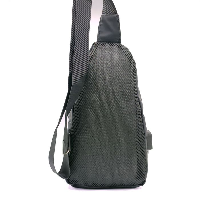 Чоловіча чорна сумка слінг FM-3097-2 купити недорого в Ти Купи