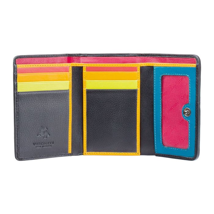 Жіночий шкіряний гаманець Visconti str3 blk m із захистом RFID купити недорого в Ти Купи