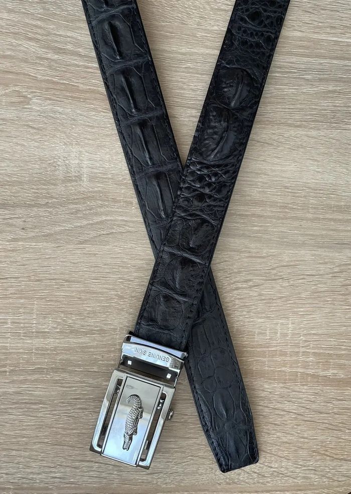 Ремень из кожи крокодила Ekzotic Leather CRB 07_1 купить недорого в Ты Купи