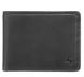 Шкіряний чоловічий гаманець Visconti PLR72 Segesta c RFID (Black-Steel Blue)