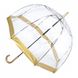 Жіночий механічний парасольку-тростину Fulton Birdcage-1 L041-005804 Gold (Золотий), Прозрачный