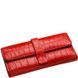 Жіночий червоний гаманець зі шкіри крокодила Ekzotic Leather cw24