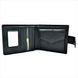 Мужской кожаный кошелек Weatro 12,5 х 10,5 х 3 см Черный wtro-nw-105-2-014