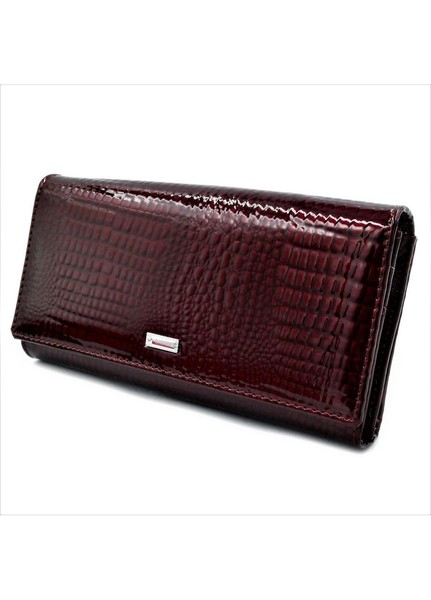 Шкіряний жіночий гаманець Weatro 581-B153-1 Червоний (Марсала) купити недорого в Ти Купи
