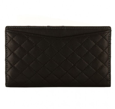 Жіночий шкіряний гаманець Sienna Rose P5145 c RFID (Black Quilt) купити недорого в Ти Купи