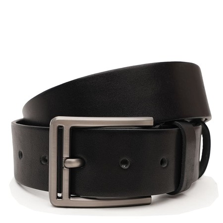 Мужской кожаный ремень Borsa Leather V1125DPL02-black купить недорого в Ты Купи