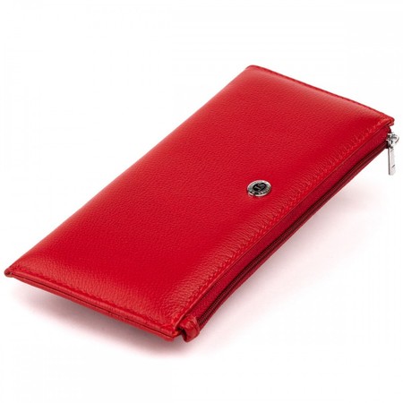 Жіночий шкіряний гаманець ST Leather 19330 Червоний купити недорого в Ти Купи