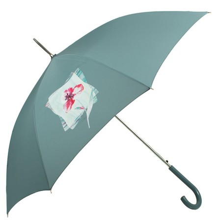 Жіночий синій парасолька-тростина AIRTON напівавтомат купити недорого в Ти Купи