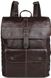 Чоловічий шкіряний рюкзак Vintage 14619 Темно-коричневий
