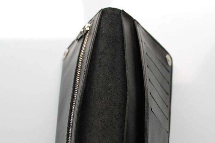 Мужской кошелек из натуральной кожи "Nero" black km024 купить недорого в Ты Купи