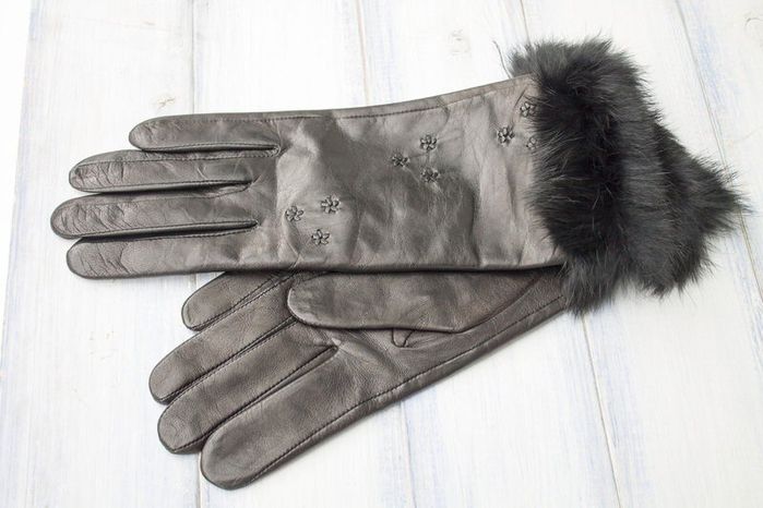 Жіночі шкіряні рукавички Shust Gloves 746 купити недорого в Ти Купи