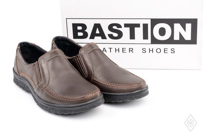 40 - Кожаные демисезонные туфли Bastion 004к купить недорого в Ты Купи