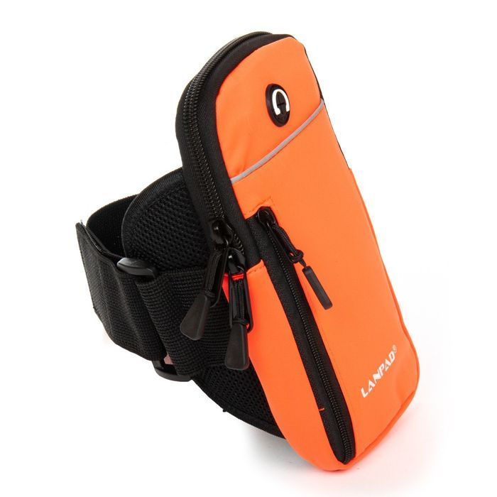 Мужская сумка на пояс-руку Lanpad 36011 orange купить недорого в Ты Купи