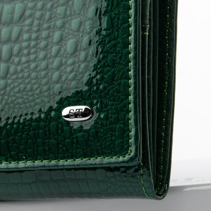 Жіночий гаманець зі шкіри LR SERGIO TORRETTI W1-V dark-green купити недорого в Ти Купи