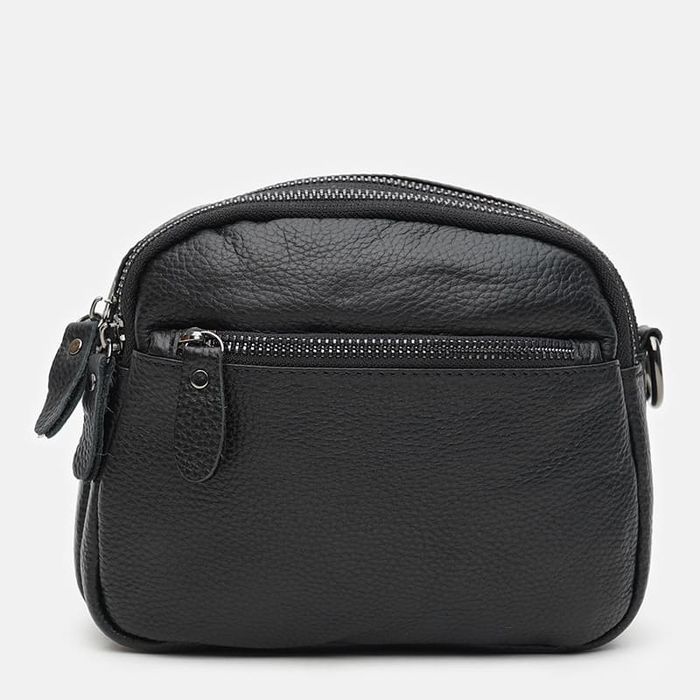Жіноча шкіряна сумка Keizer K11208-black купити недорого в Ти Купи