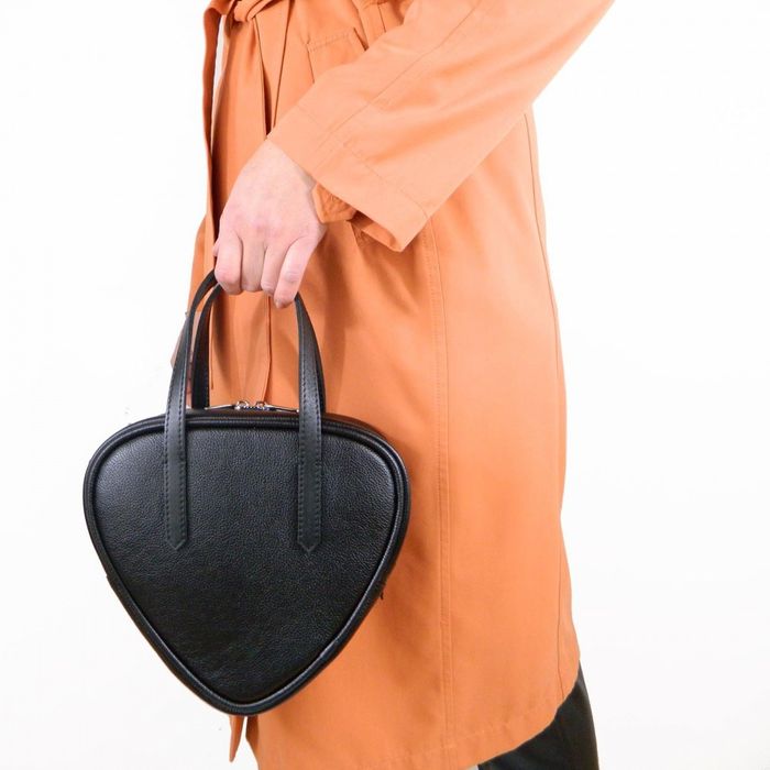 Женская сумочка из натуральной кожи Svіtlana Zubko Heart S1201-F купить недорого в Ты Купи